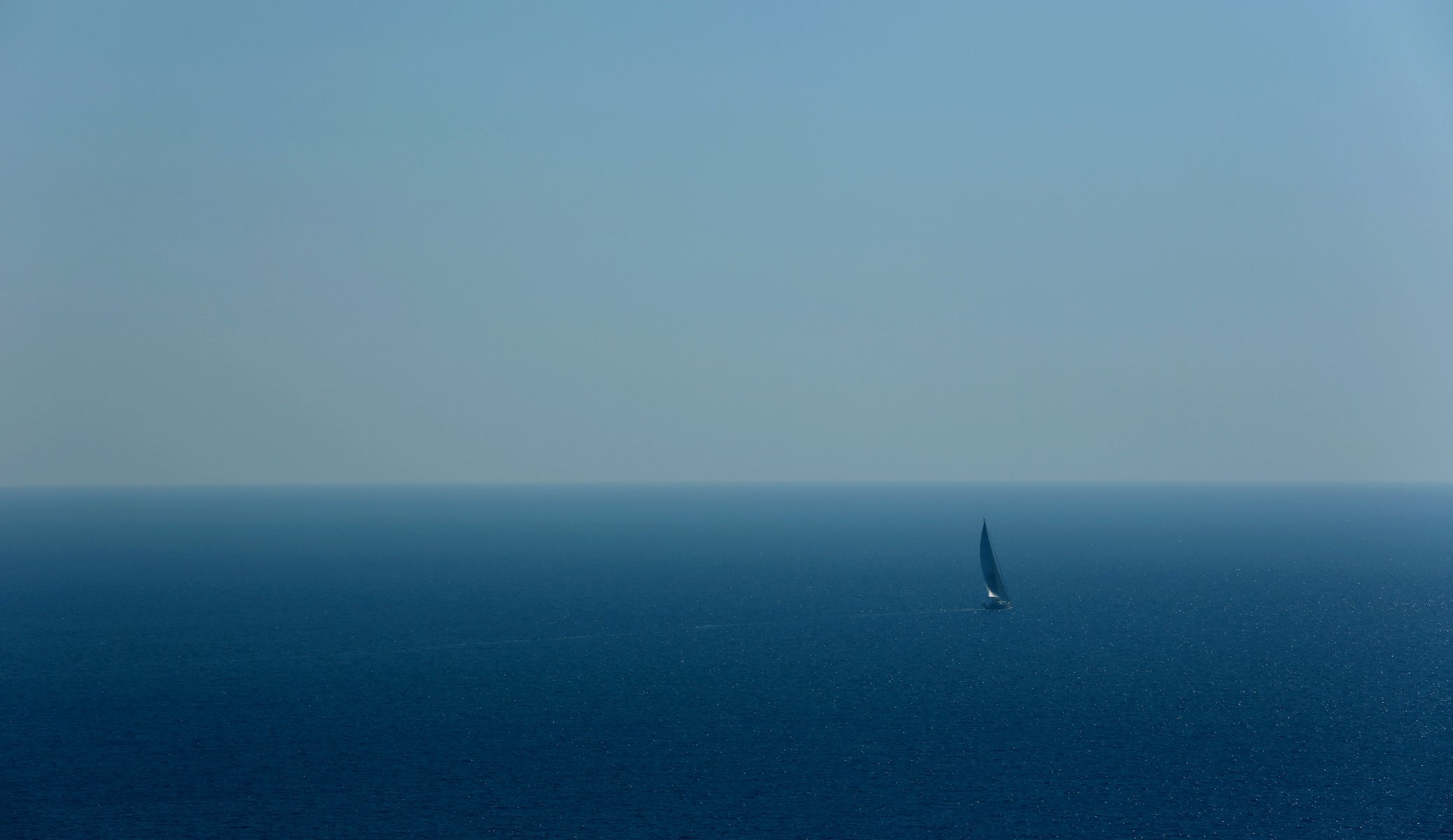 mare barca cielo