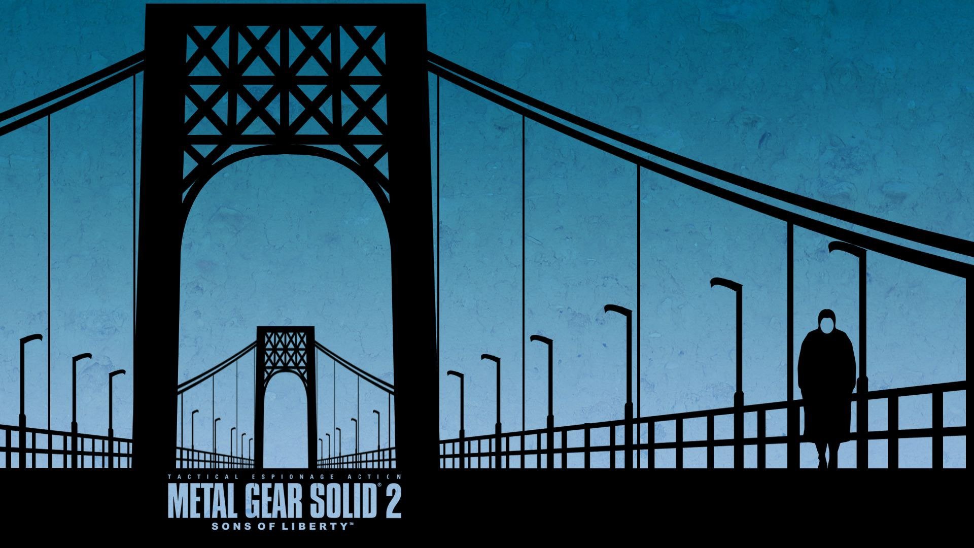 metal gear solid 2 : söhne der freiheit mgs brücke konami minimalismus