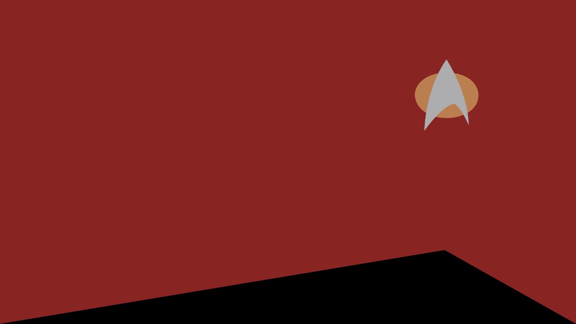 tar trek minimalisme rouge