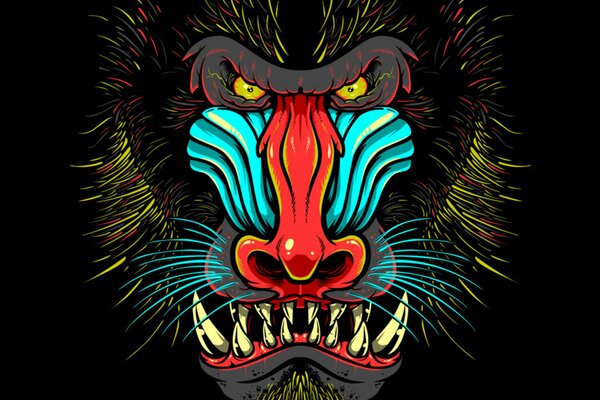 Art mandrill