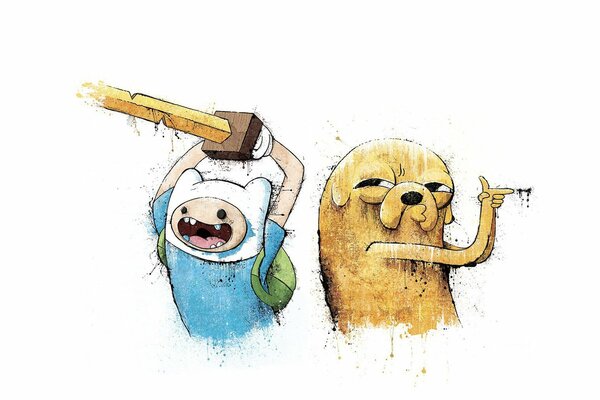 Lustige Abenteuer von Finn und Jake