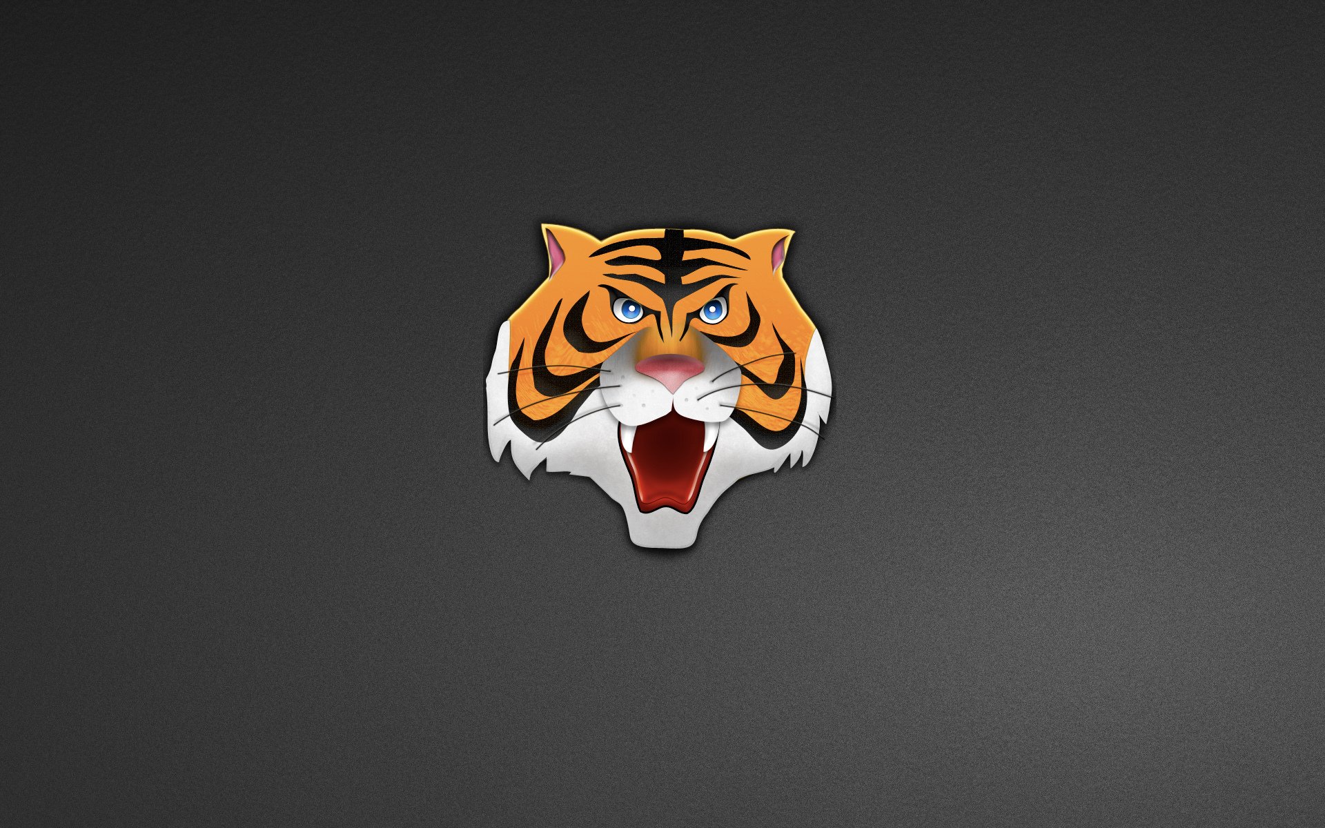 tiger head head minimalism