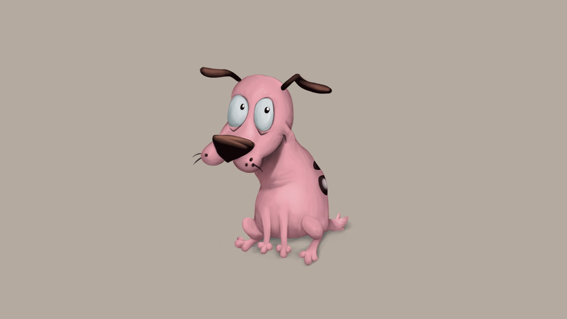 courage — cowardly dog courage-cowardly dog dog minimalism