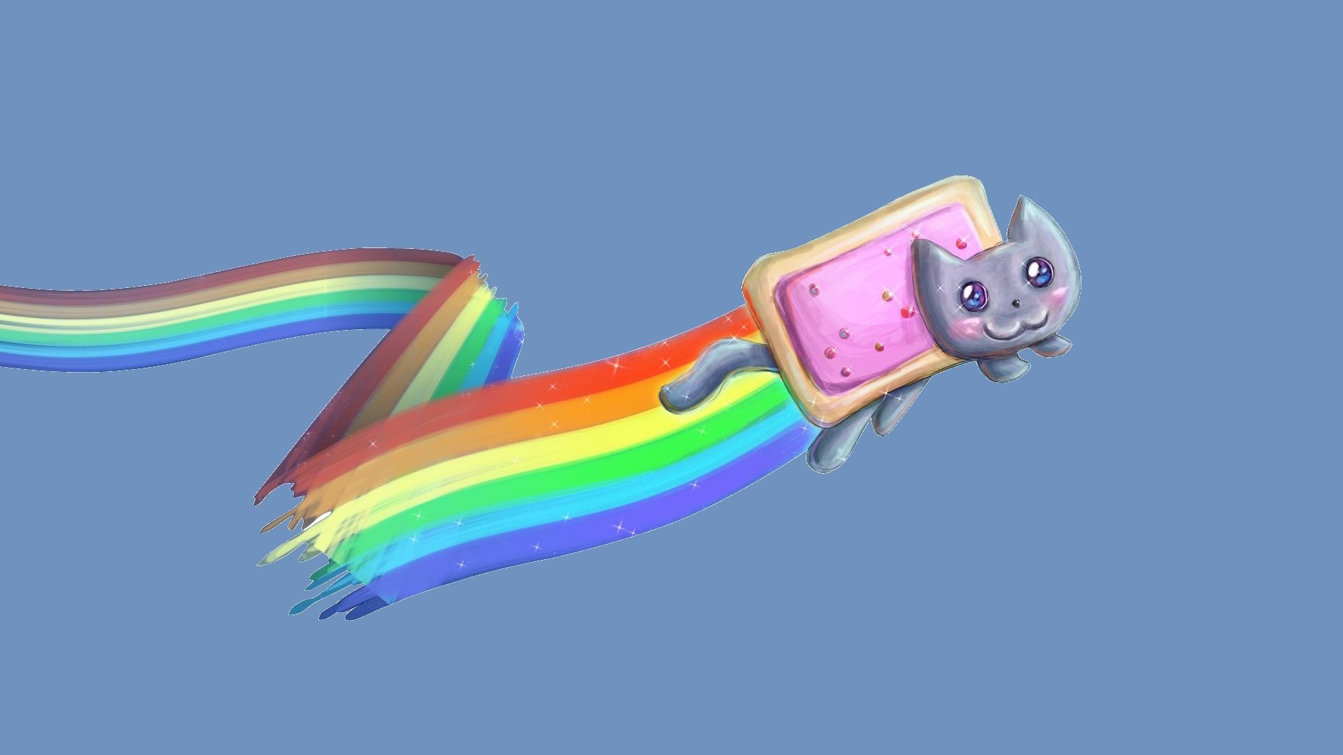 nyan cat rainbow nian cat