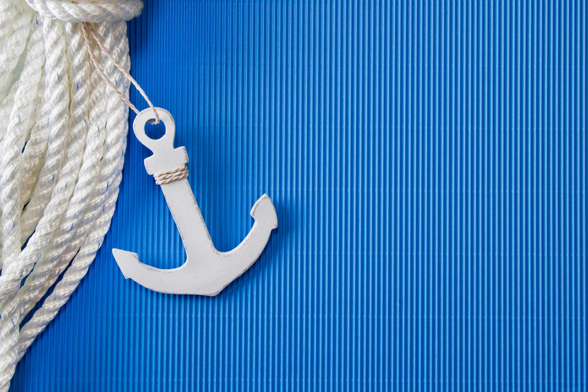 anchor background blue of the strip