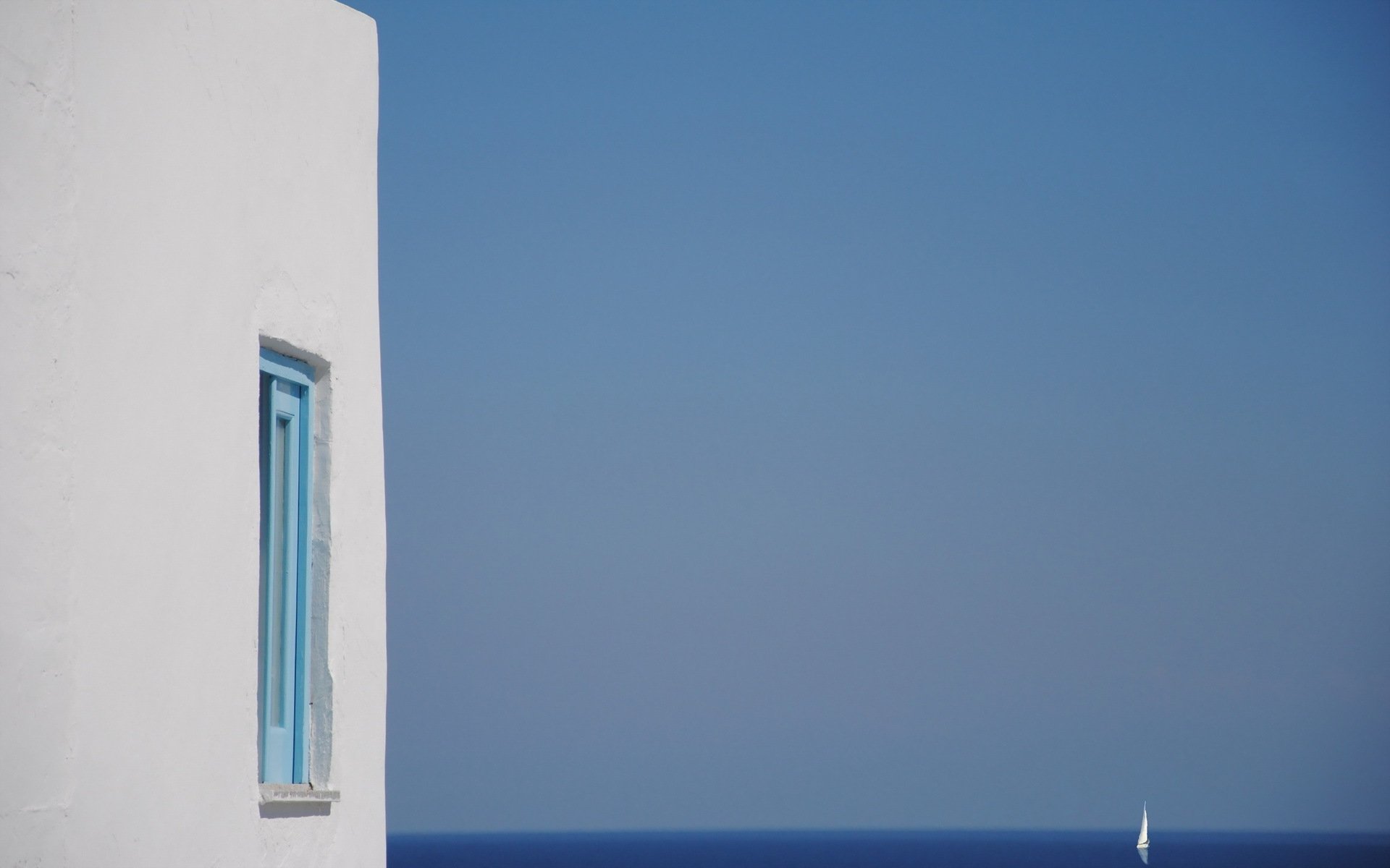 casa mare barca cielo minimalismo