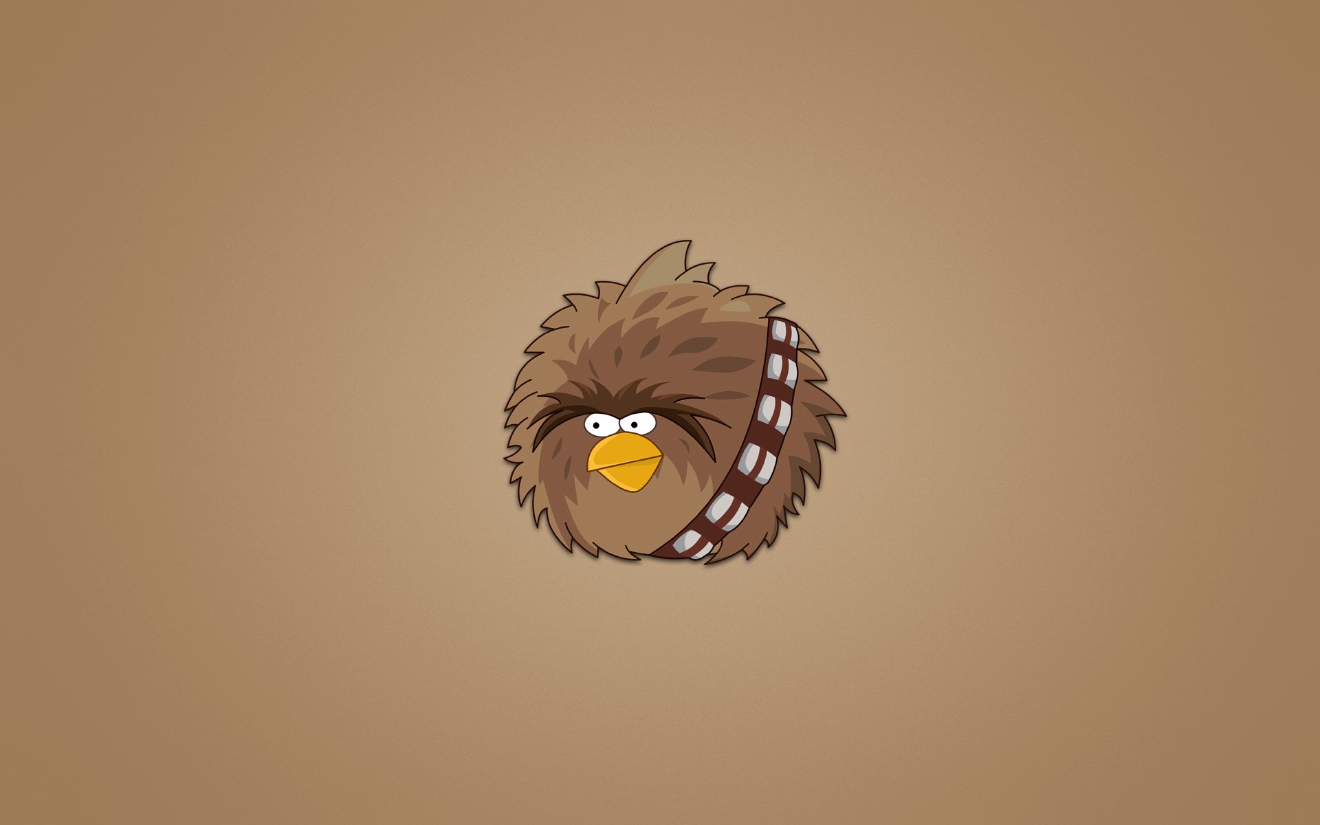 gwiezdne wojny ptak kudłaty chewbacca chewey chewie angry birds minimalizm