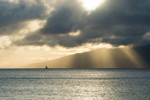 Paysage marin par temps clair