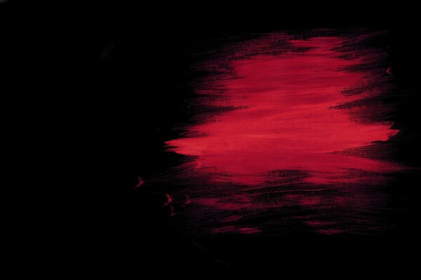 Abstract red stripes on a black background