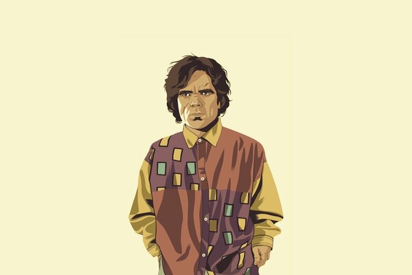 Lannister en una camisa de estilo minimalista