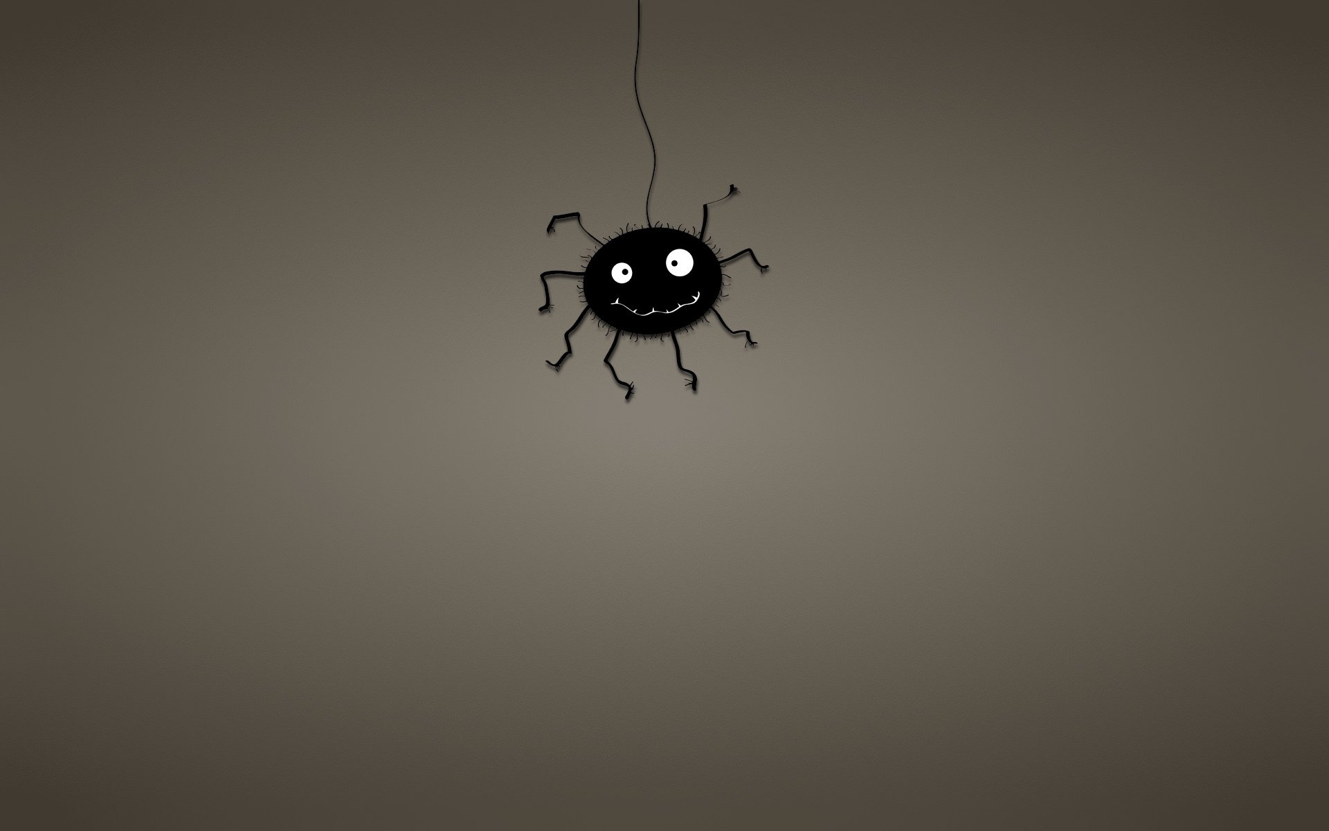 pider web black dusky background minimalism