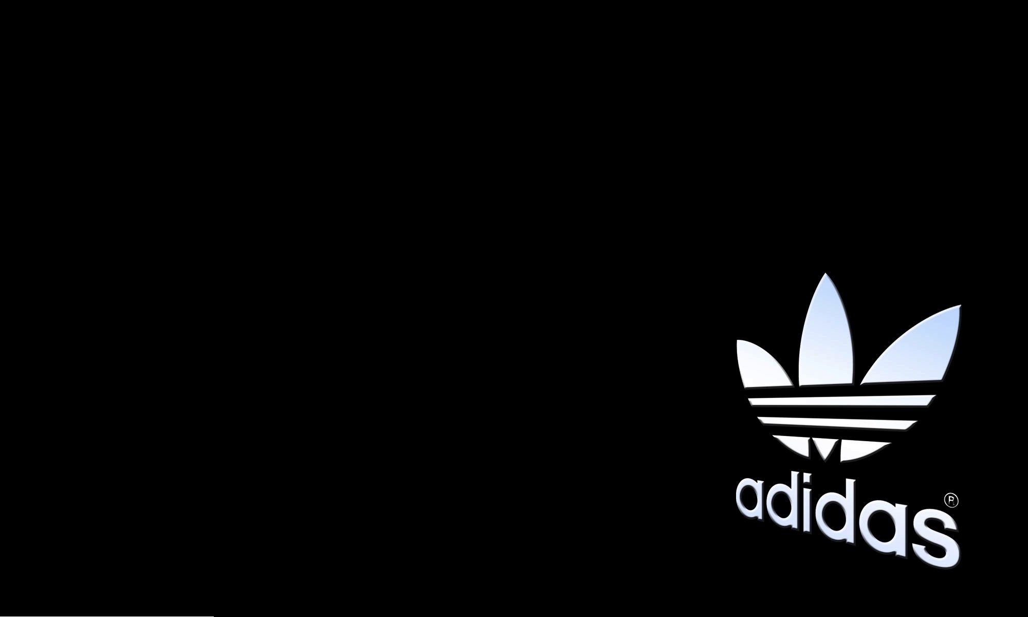 adidas marque logo noir fond originaux