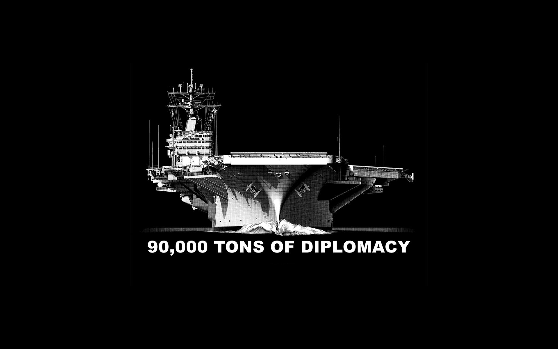 the carrier weapon tons of diplomacy background