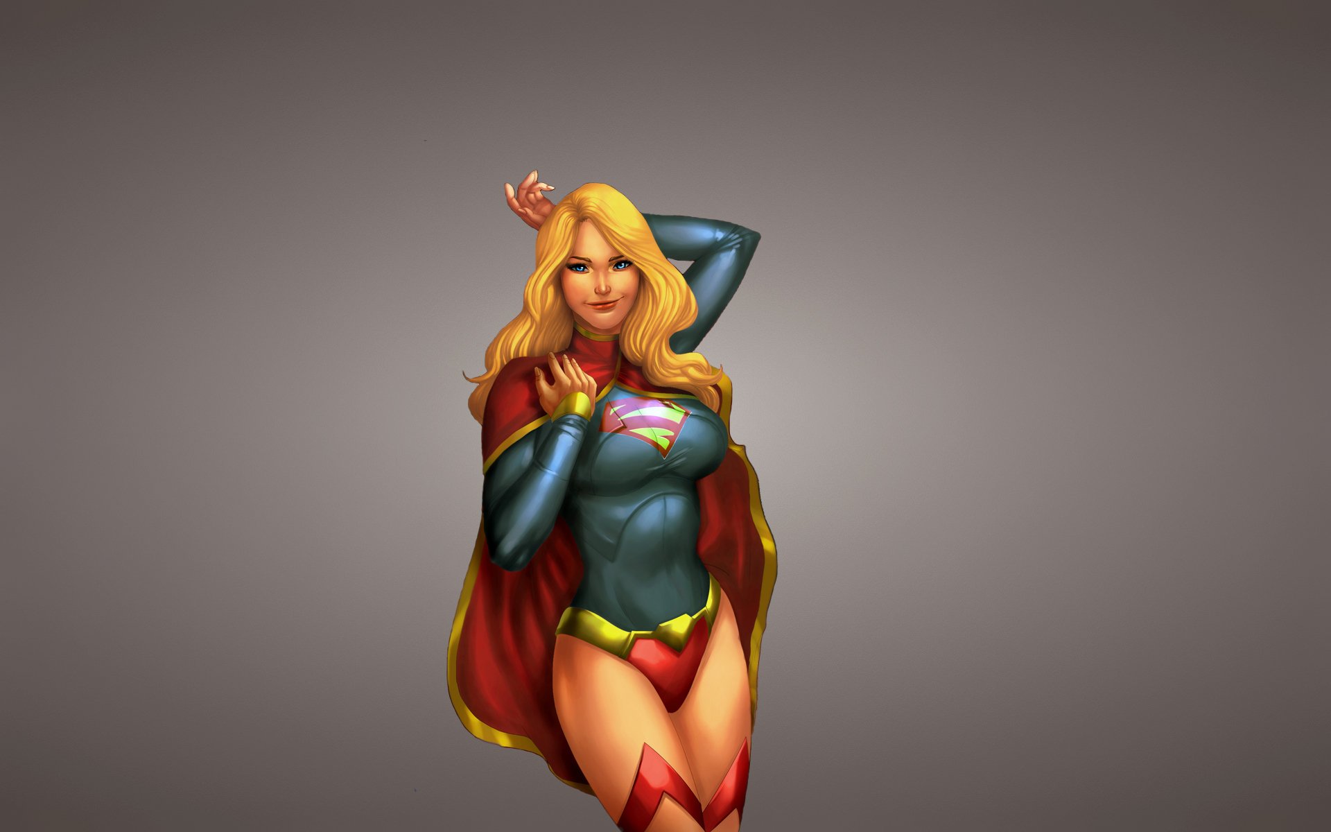 supergirl super-fille cape rouge superman bande dessinée