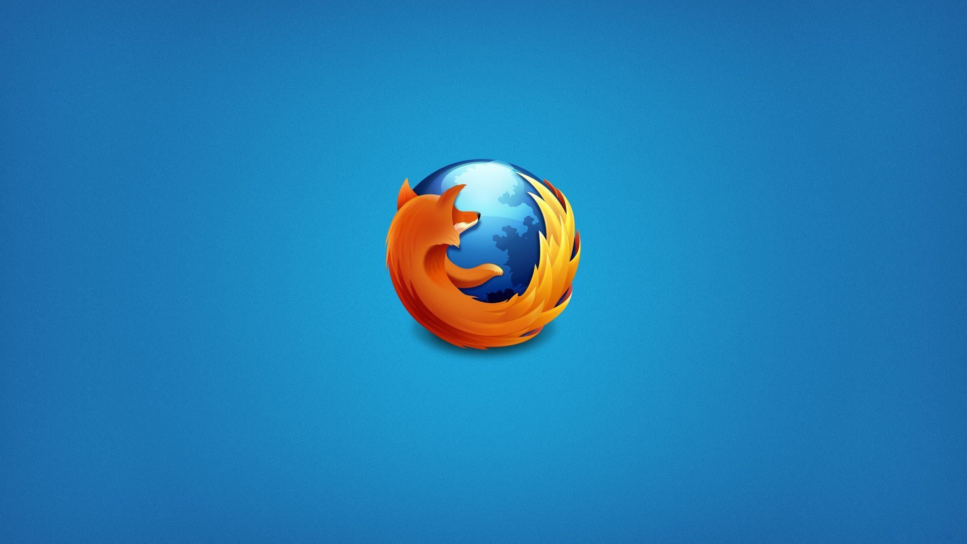 mozilla firefox browser blue background