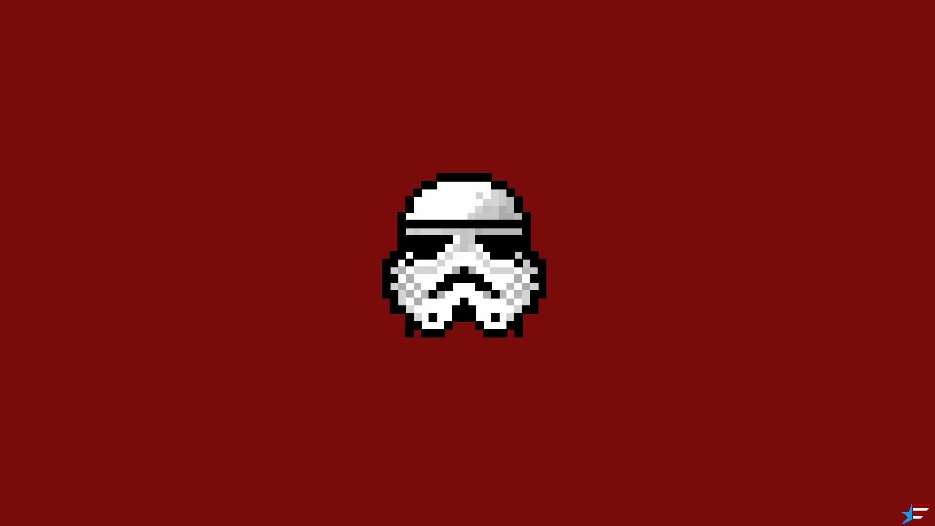 8 bits 8bit pixels pixel art stormtrooper starwars star wars