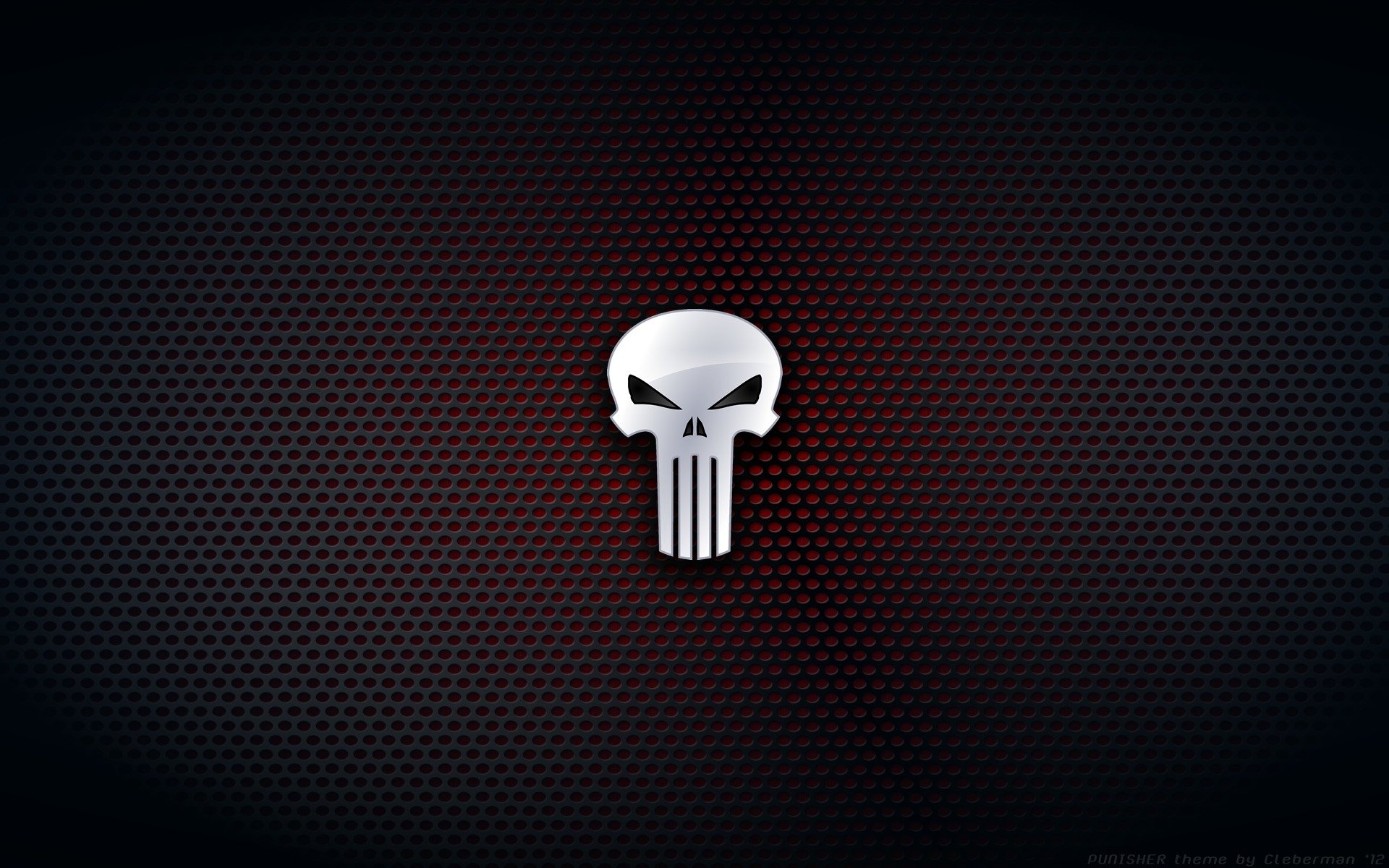 kalangozilla minimalism the punisher marvel comics skull