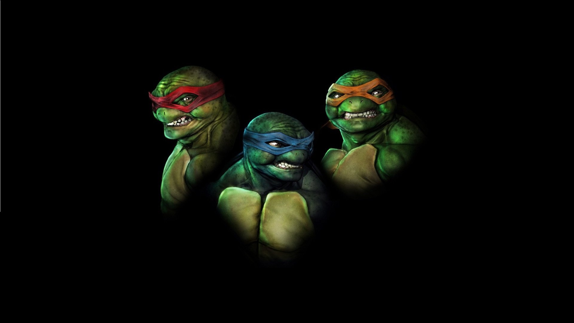 teenage mutant ninja turtles teenage mutant ninja turtles raffaello leonardo michelangelo minimalismo nero