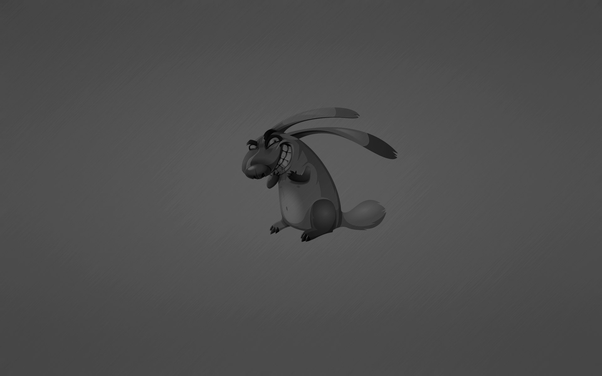 rabbit hare joyful grey cunning soup minimalism