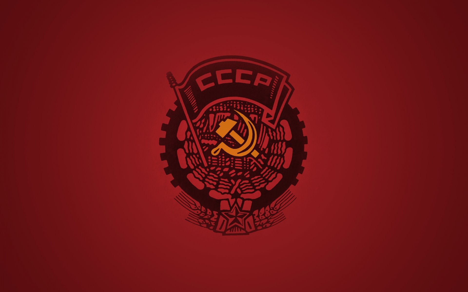 urss fond rouge faucille et marteau