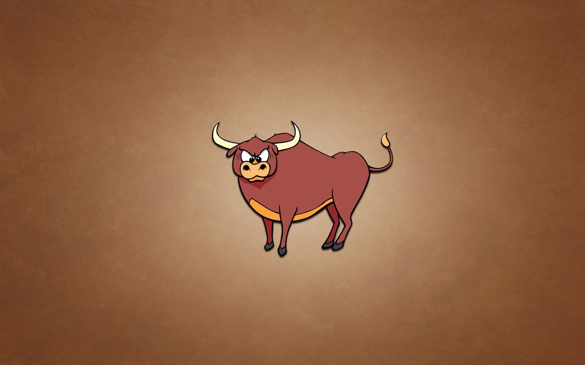 bull beef frowns dusky background animals minimalism