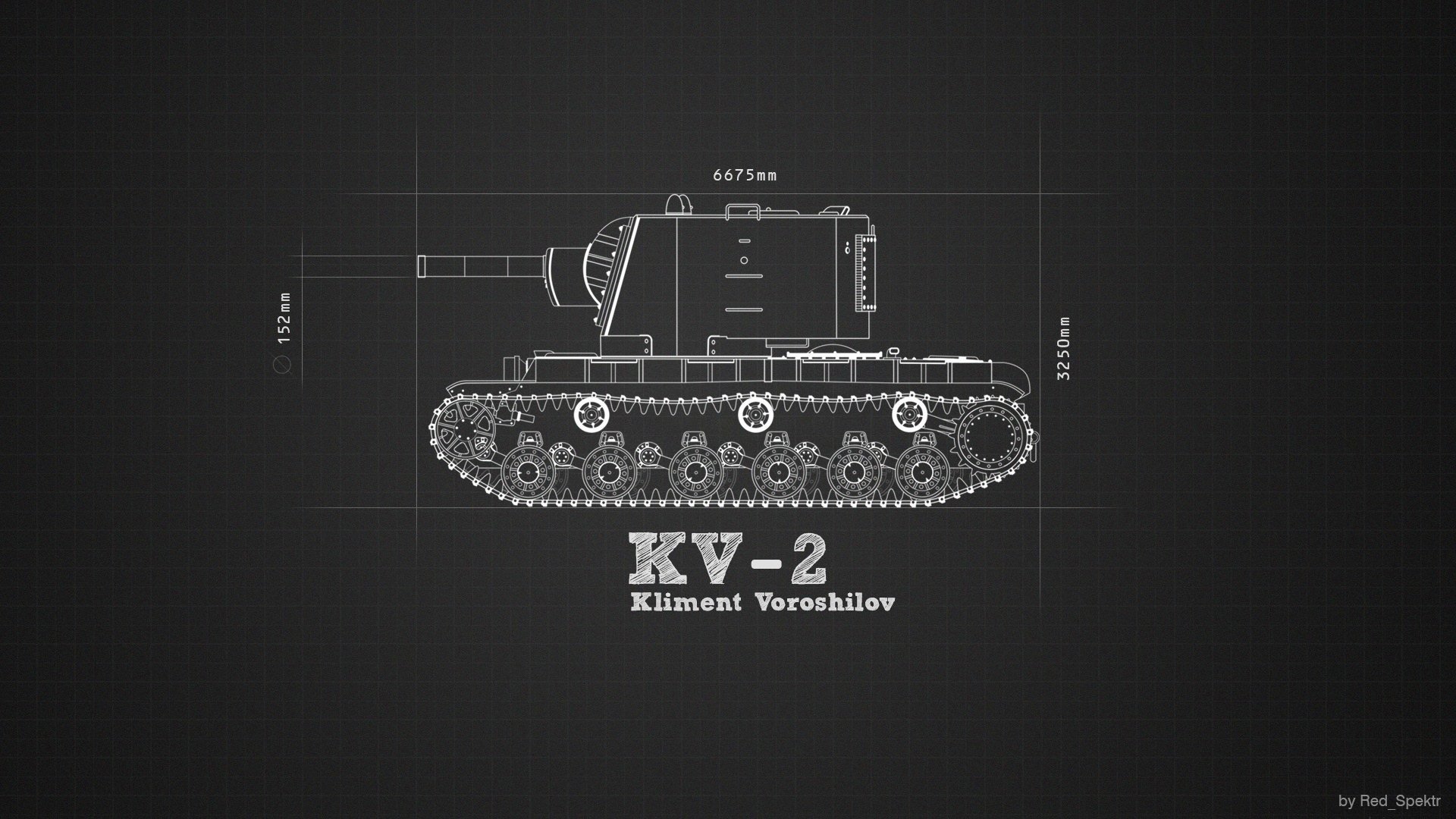 kv-2 kliment voroshilov sovietico carro armato informazioni minimalismo