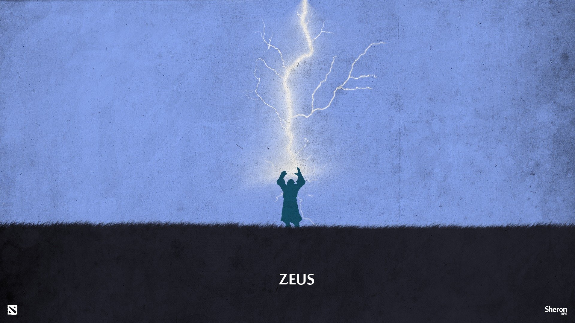 zeus dota 2 zawór błyskawica gniew bóg minimalsim sheron1030