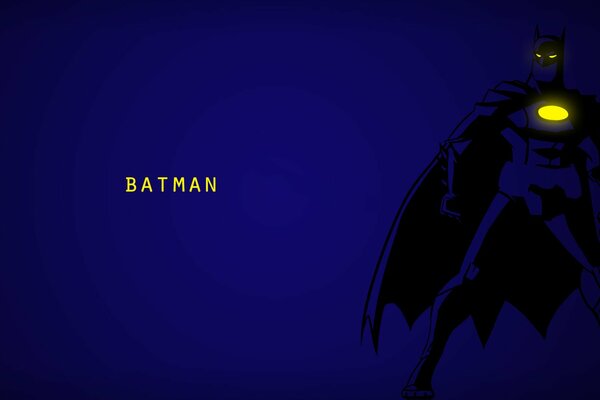 Bild Batman im minimalistischen Stil