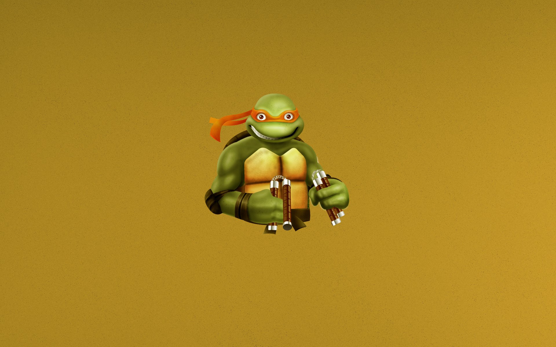 schildkröten ninja teen mutant schildkröten minimalismus michelangelo