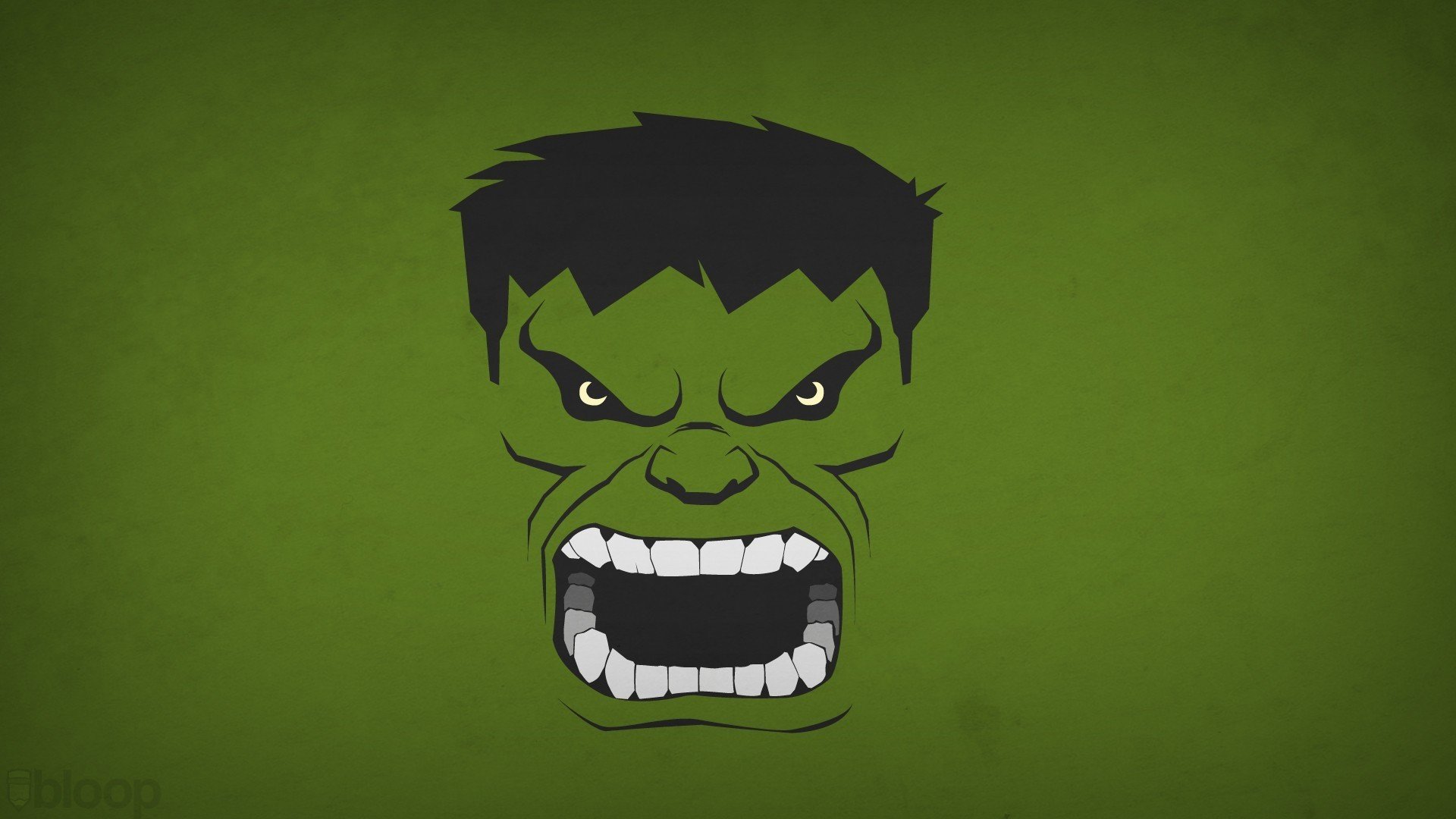 blo0p minimalismo hulk fumetti