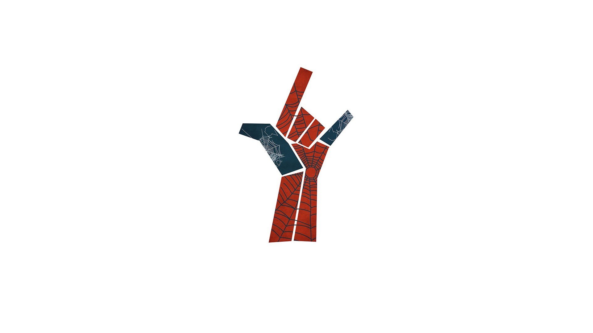 spider-man main minimalisme