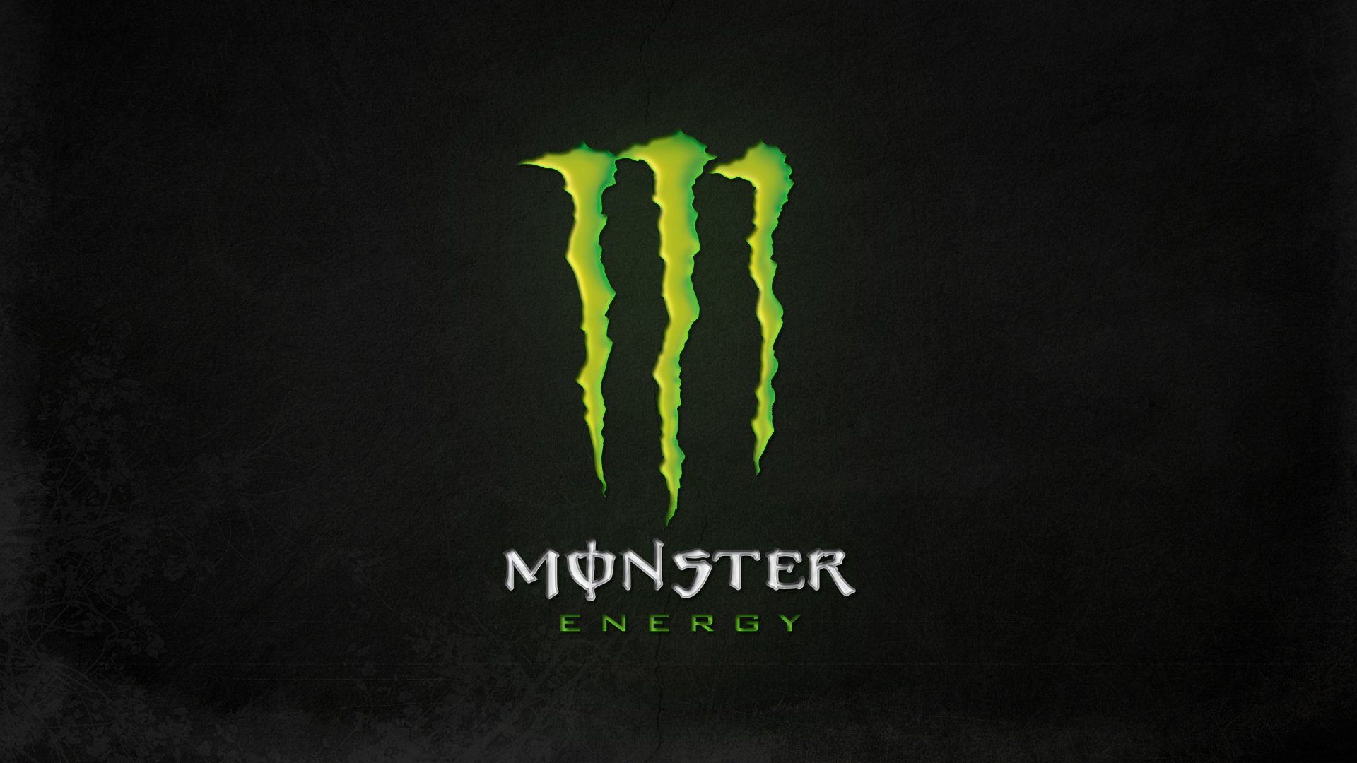 monster energy monstruo energía logotipo verde fondo