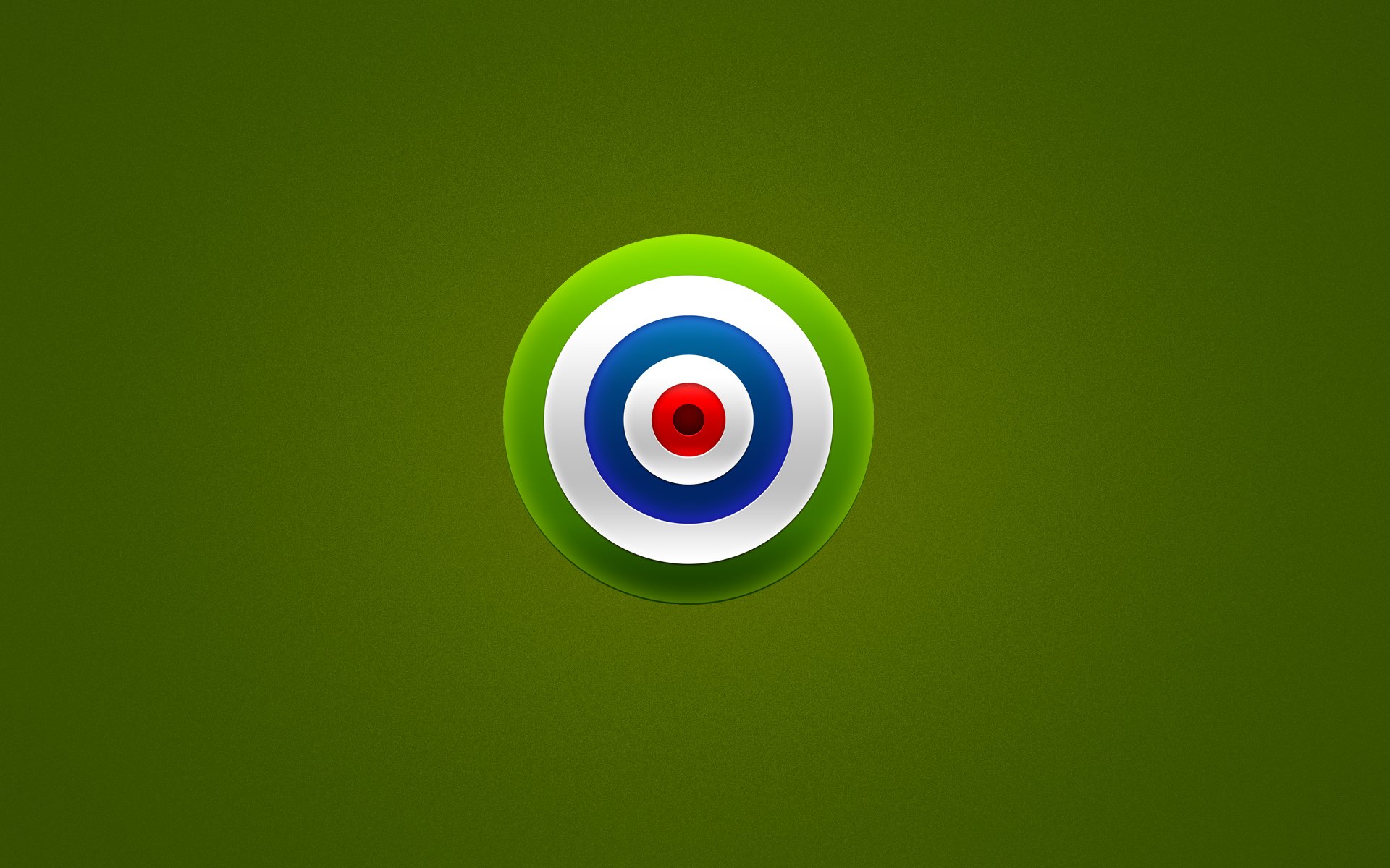 target green circle minimalism