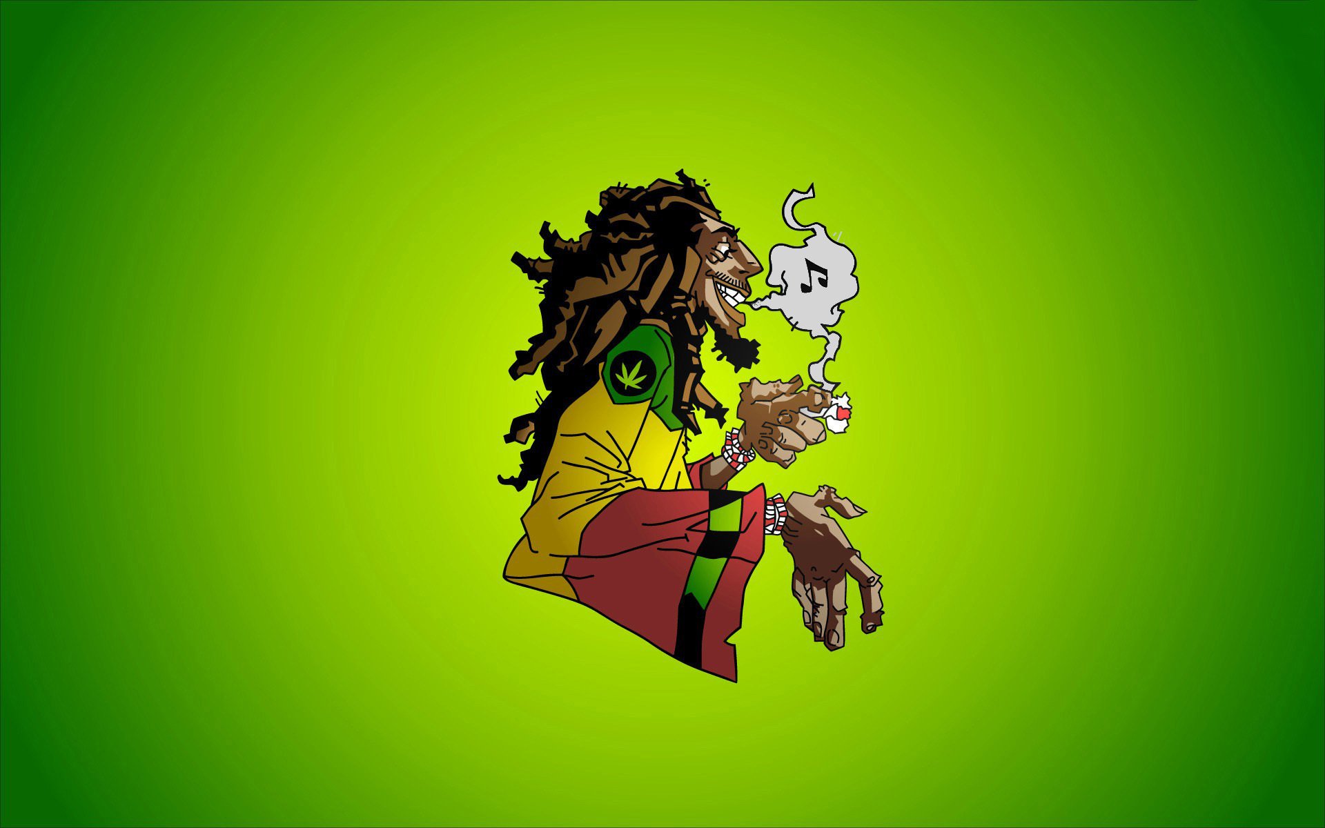 bob marley musik karikatur rauch marihuana dreadlocks jamaika rocksteady ska