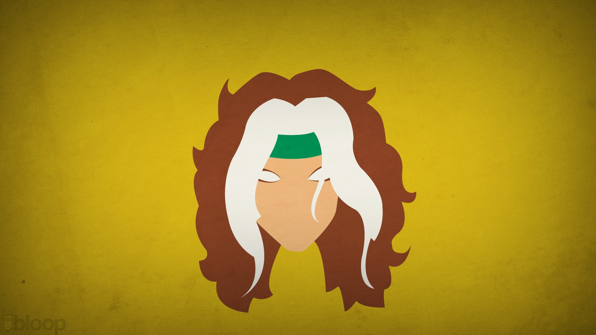 blo0p minimalisme x-men rogue shelma