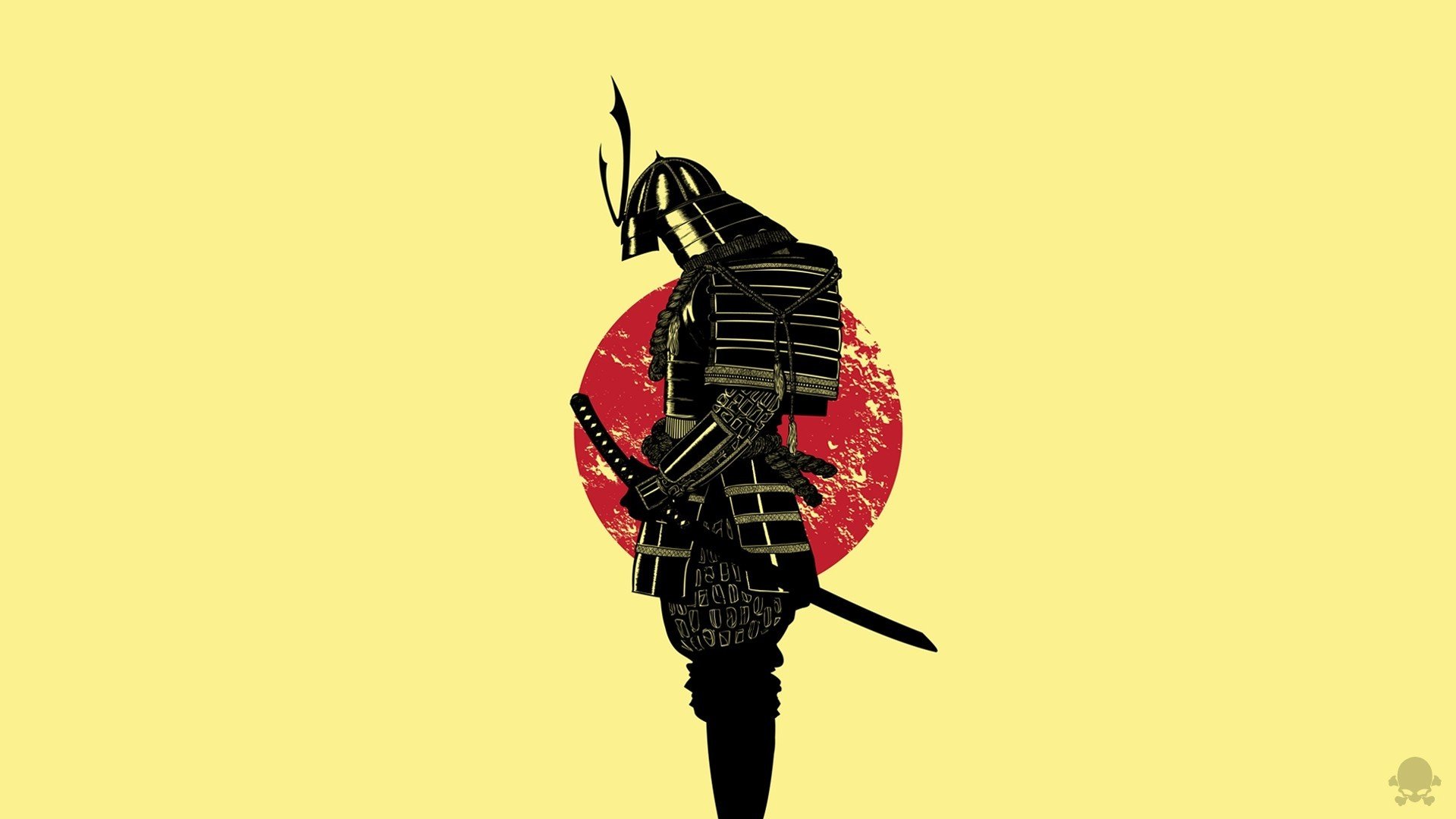 amurai warrior sword sun