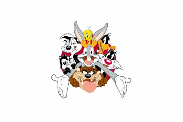 Caricatura. Bugs Bunny, el diablo de Tasmania y otros