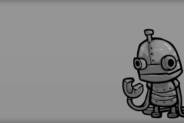 Arte robot minimalista da Machinarium