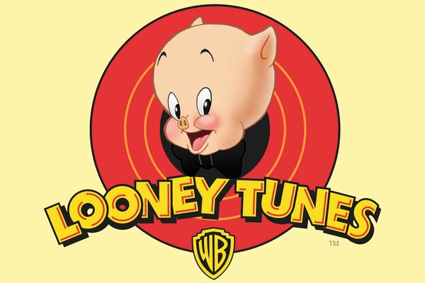 Cartone animato su un maiale looney tunes