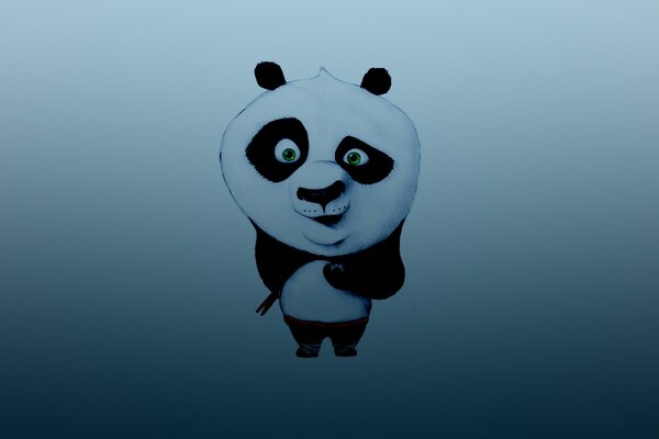 The cunning panda is up to something