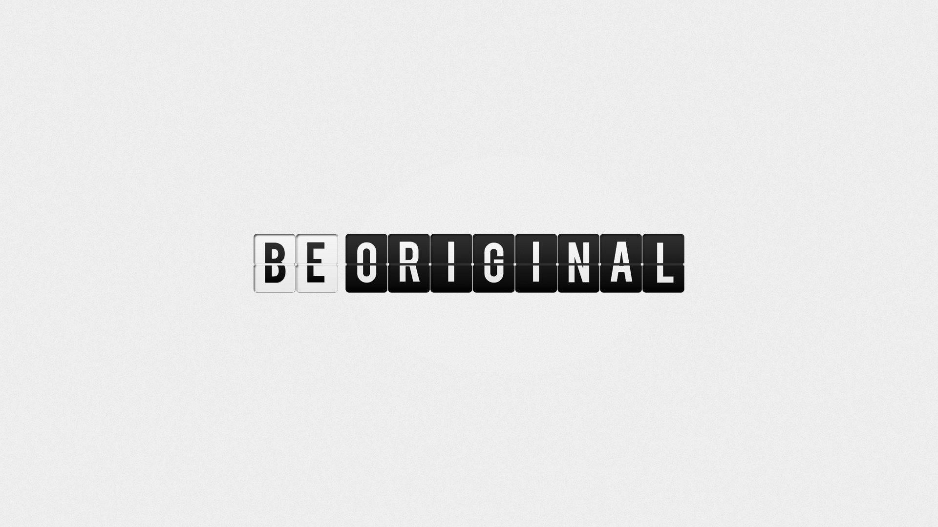 be original minimalism words lettering style 1920x1080