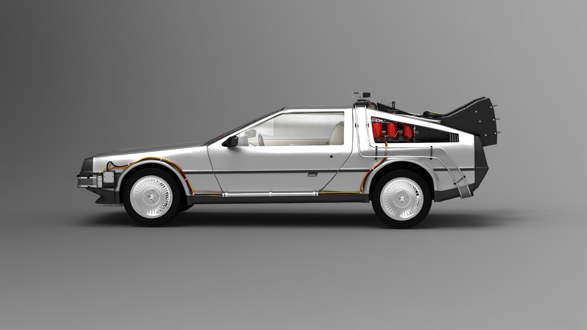 delorean auto ritorno al futuro film delorean macchina del tempo