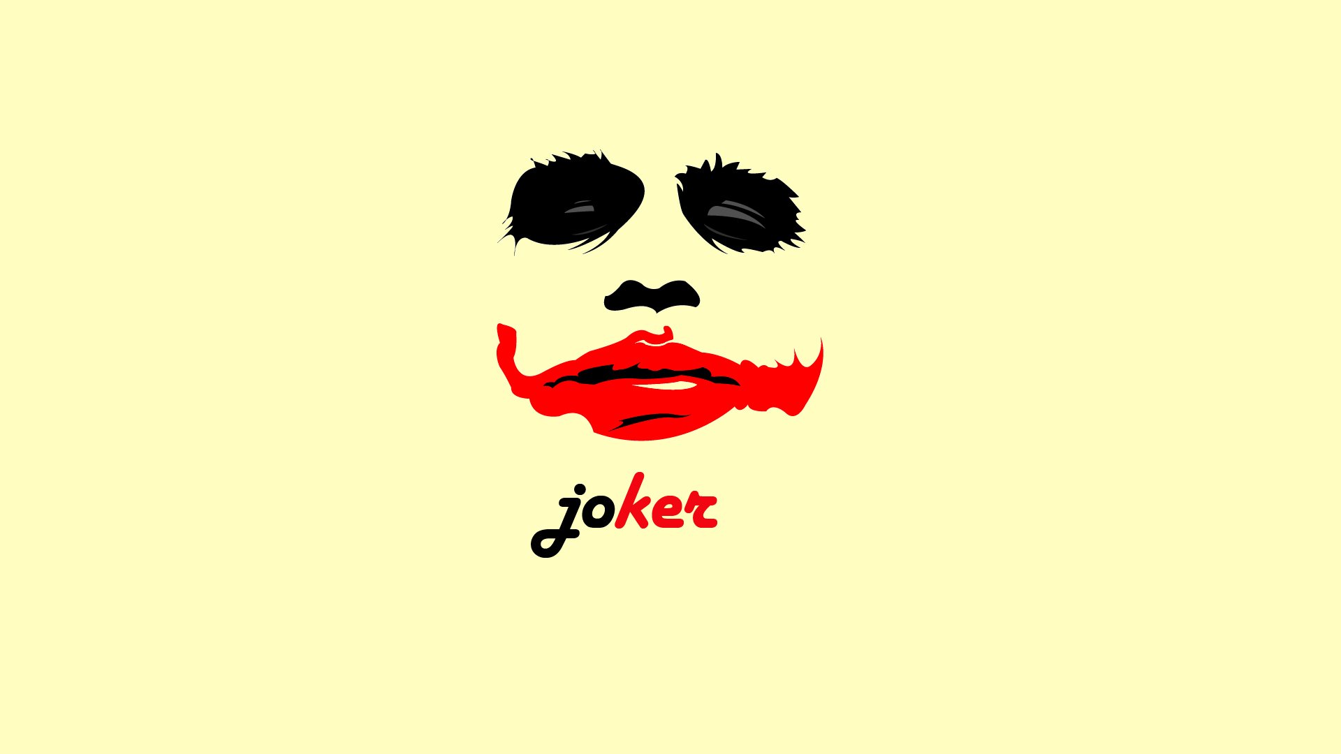 joker negro rojo fondo papel pintado bromista