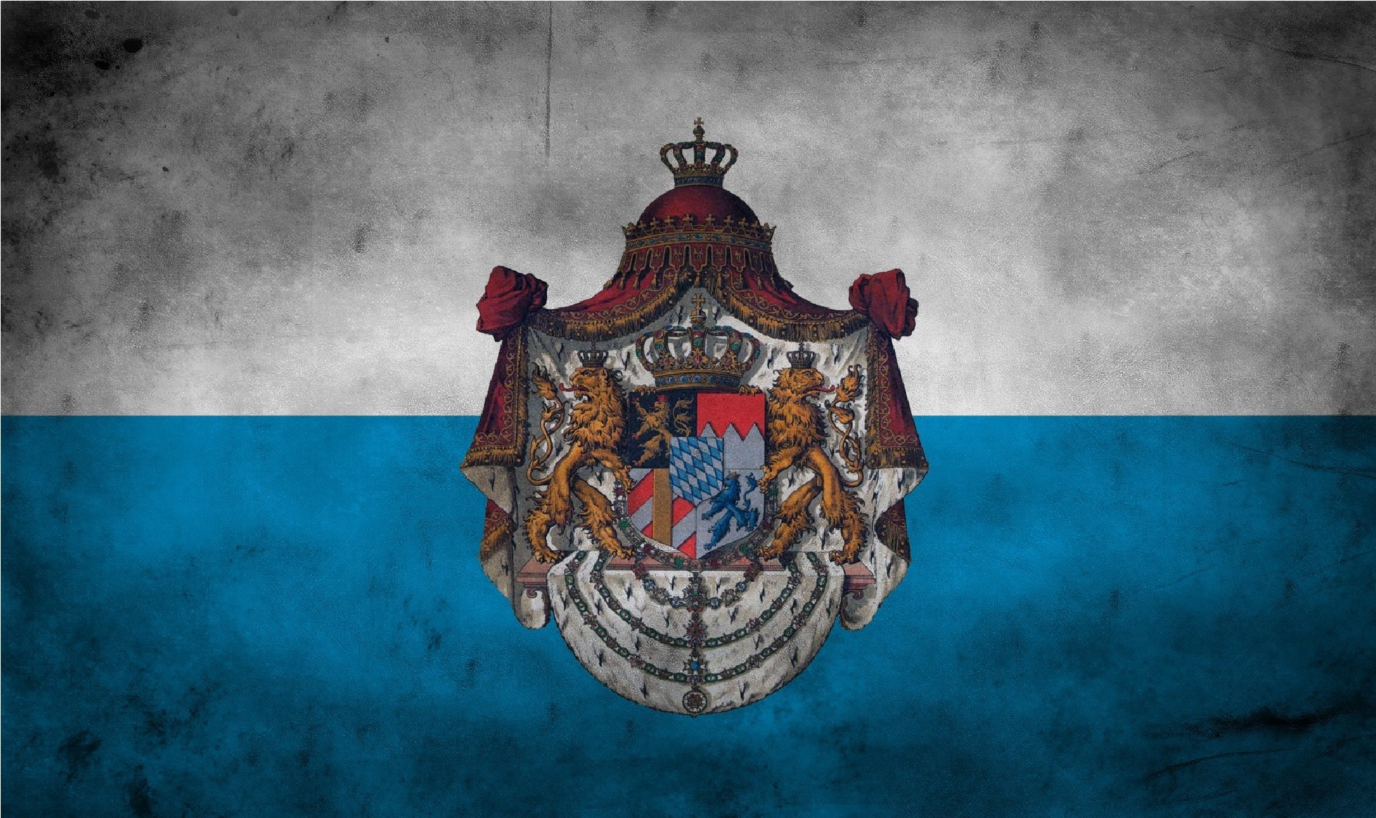 bawaria monachium niemcy wolke herb flaga flagi lwy imperium królestwo rzesza königreich