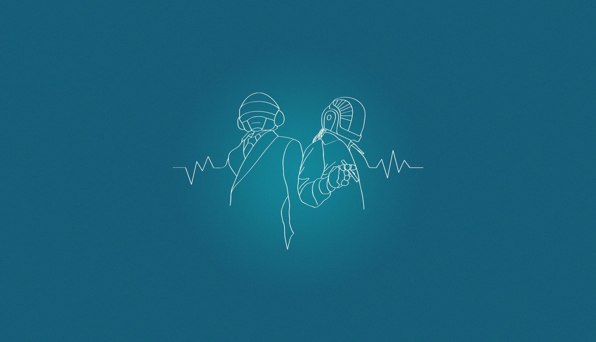 daft punk guillier-manuel de omem christo thomas bangalte proyecto azul minimalismo casa francesa pulso música dibujo