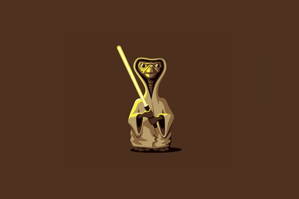 Minimalismo Alien de Star Wars