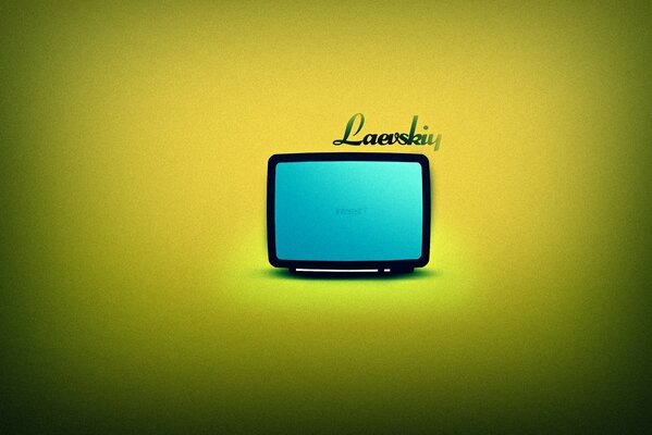 Logo Mini TV su sfondo giallo