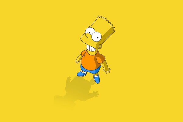 Bart Simpson ist Simsons Zeichentrickfigur