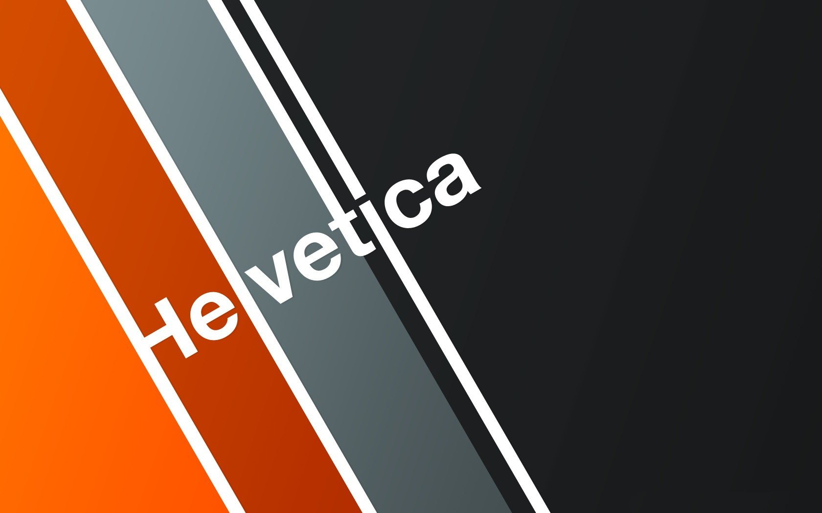 helvetica police de caractères typographie