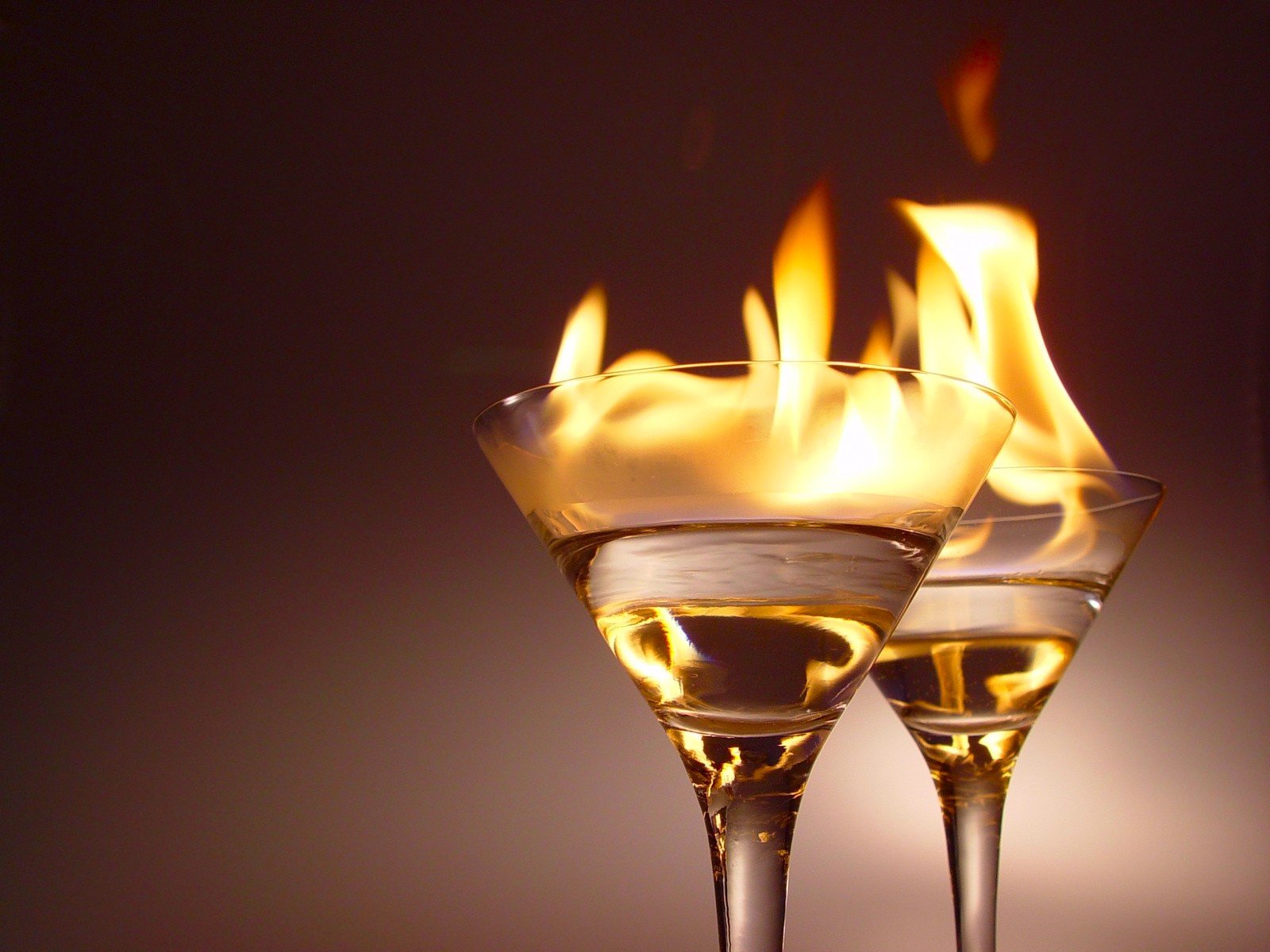 fire glasses alcohol